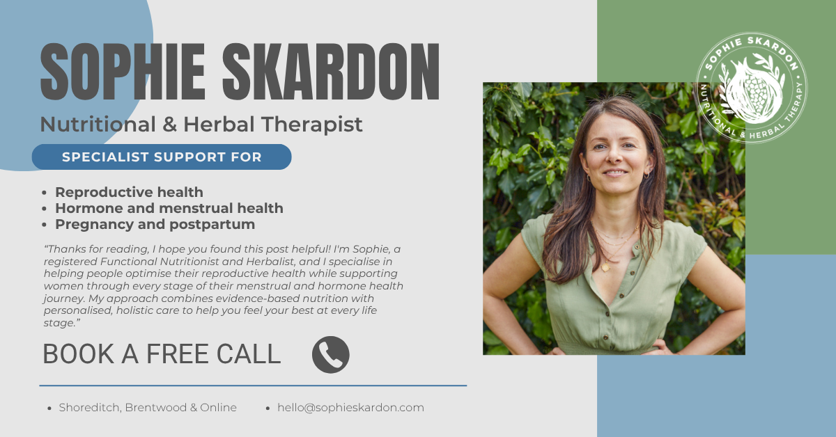 Sophie Skardon Nutritional and Herbal Therapist